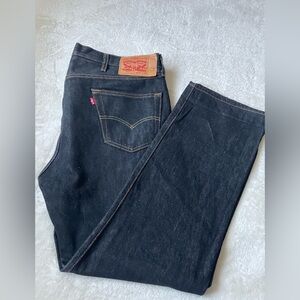 Levi's Men's Dark Indigo Straight Jeans